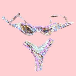 blackbough swim floral bikini - worn once
